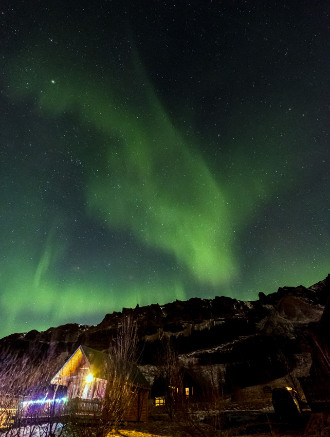 Aurora Horgsland Island in der Astroecke