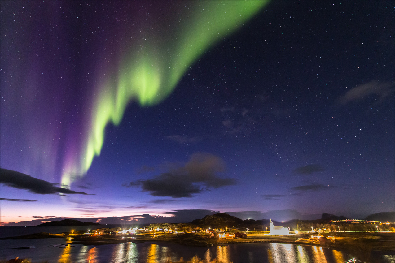 Aurora Brensholmen Norwegen in der Astroecke