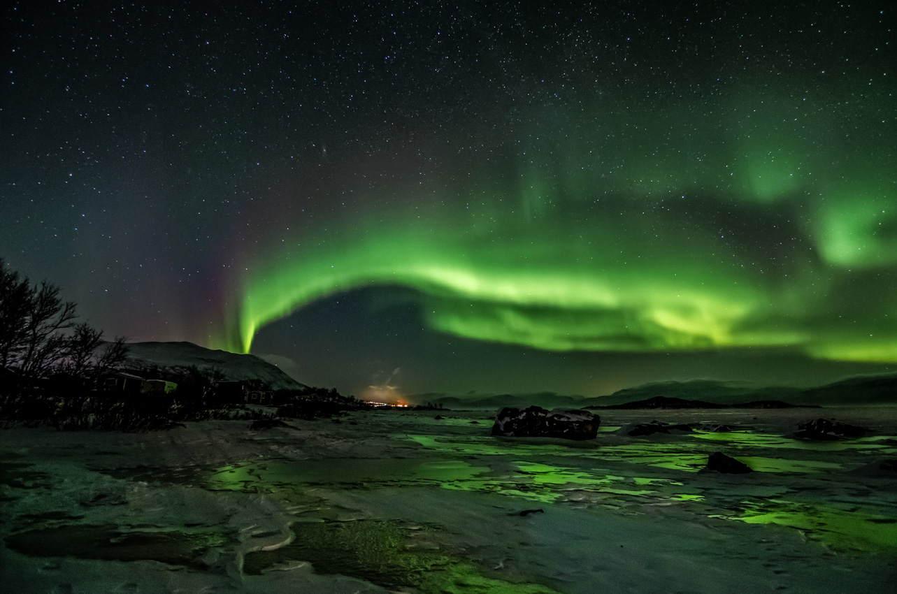 Aurora Abisko Lappland in der Astroecke