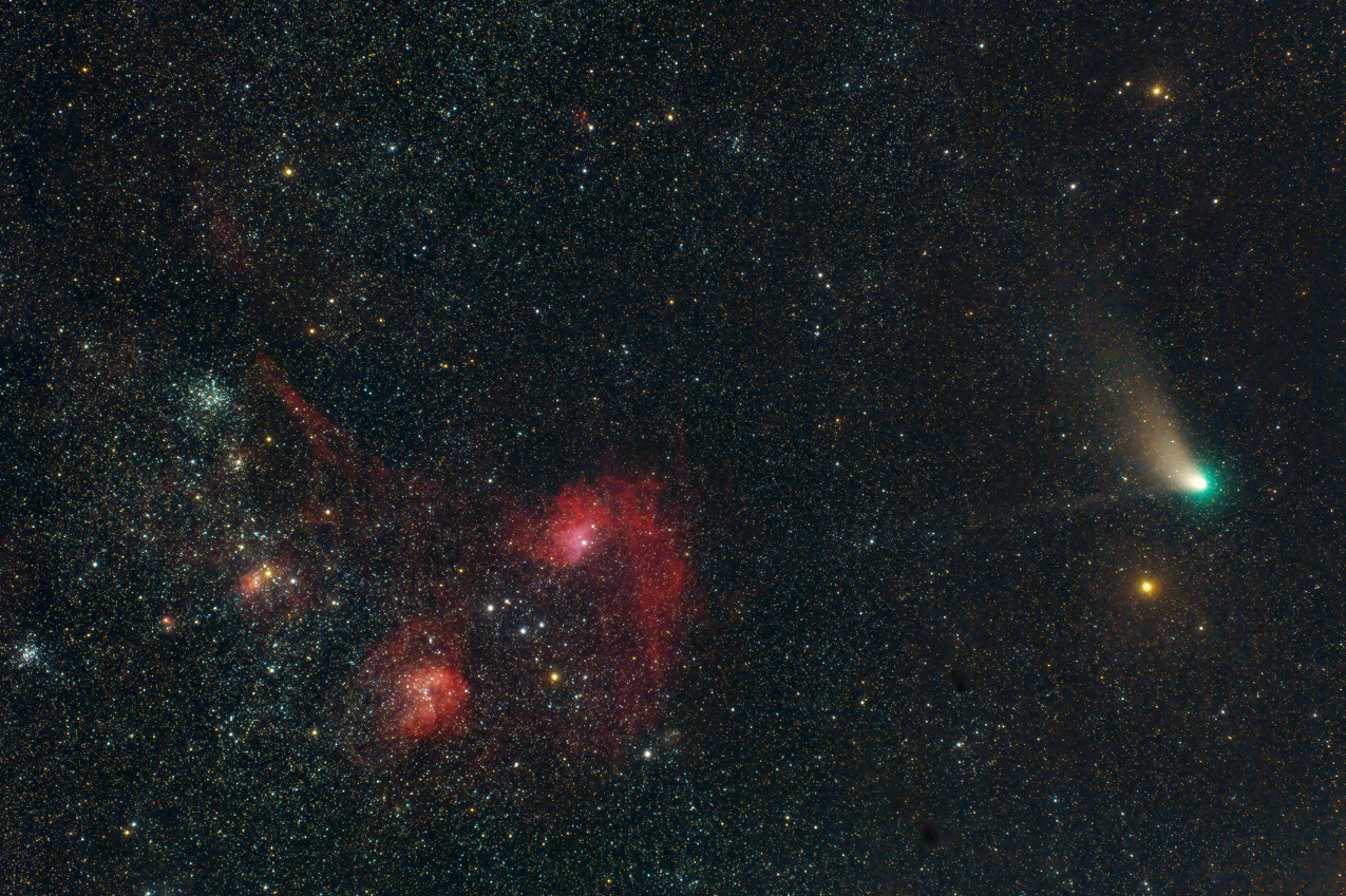 Bild von Komet ZTF C2022 E3 in der Astroecke