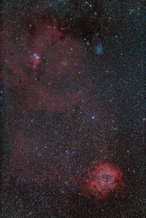 Bild der Monoceros Region in der Astroecke